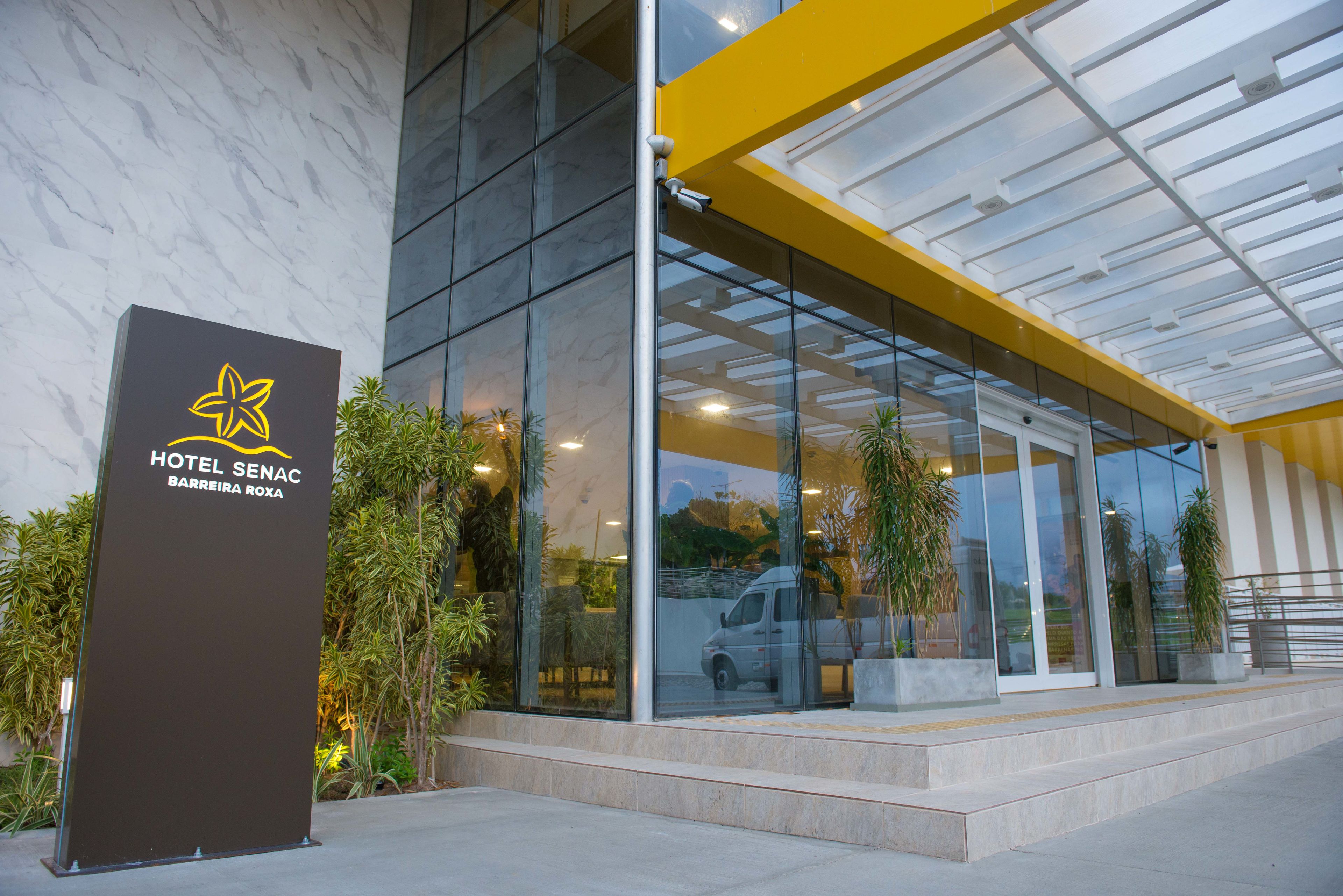 Área externa do hotel